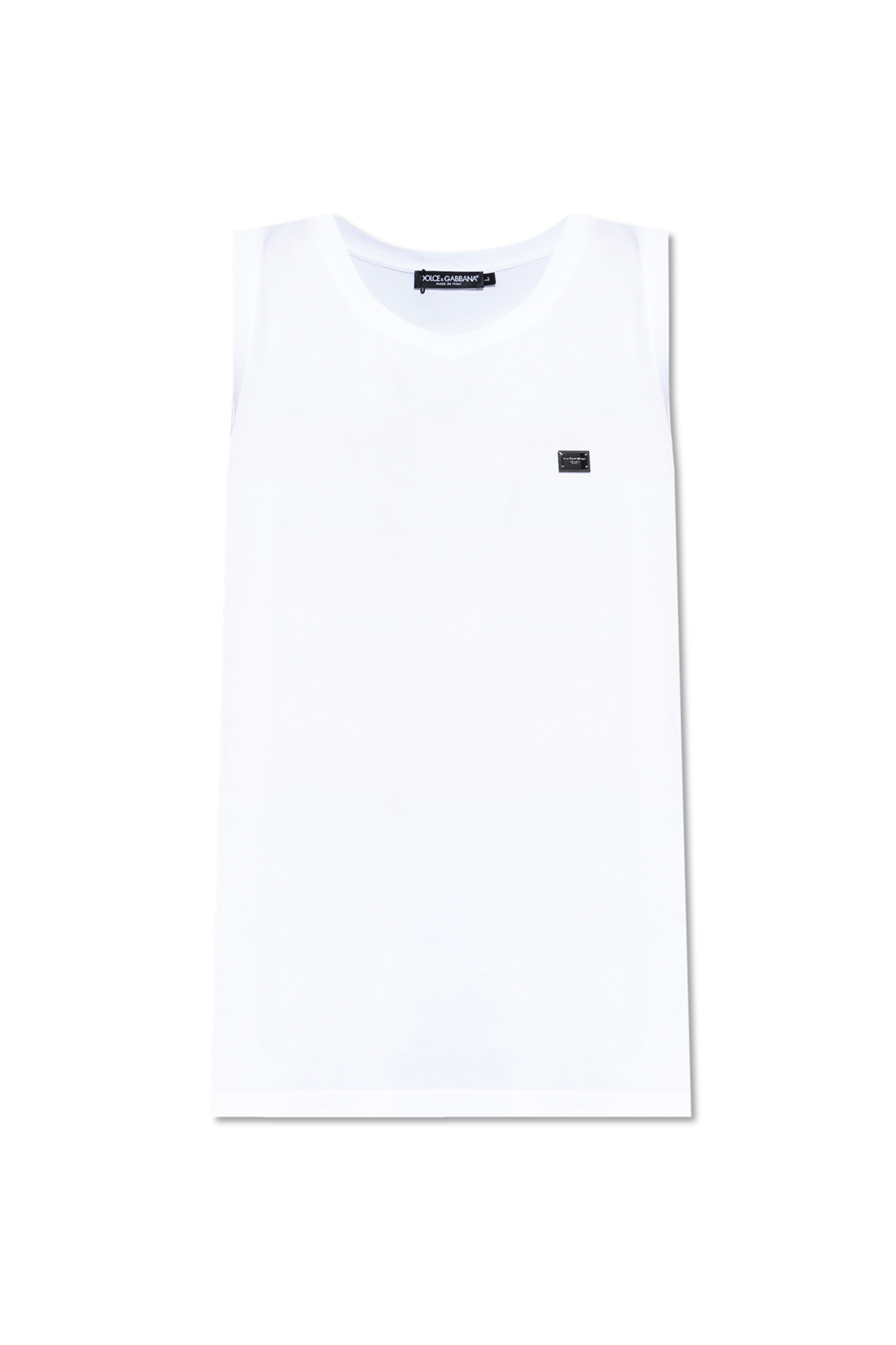 White Sleeveless T-shirt Dolce & Gabbana - Vitkac GB